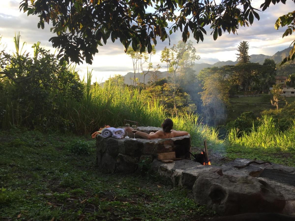 Glamping El Arbol En La Casa Villa San Antonio del Tequendama Kültér fotó